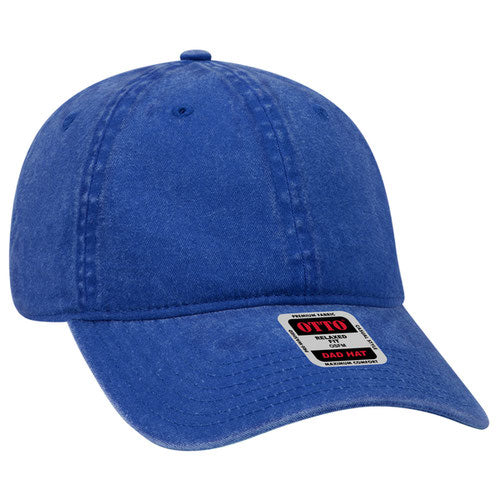 OTTO 18-202 Cotton Dad Hat Royal
