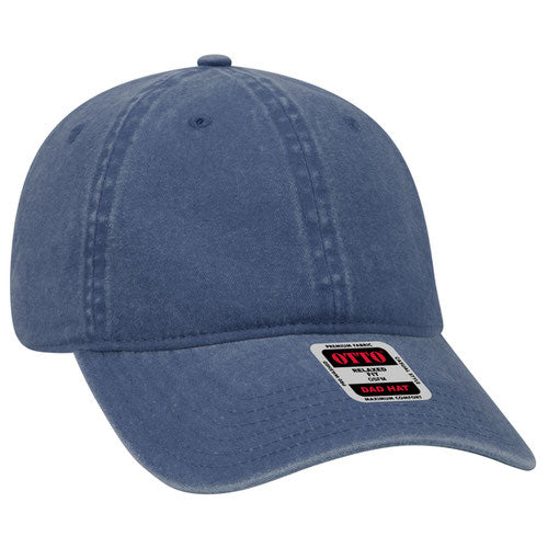 OTTO 18-202 Cotton Dad Hat Navy