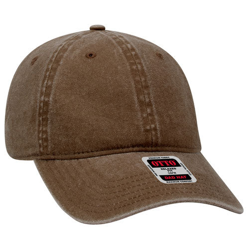 OTTO 18-202 Cotton Dad Hat Brown