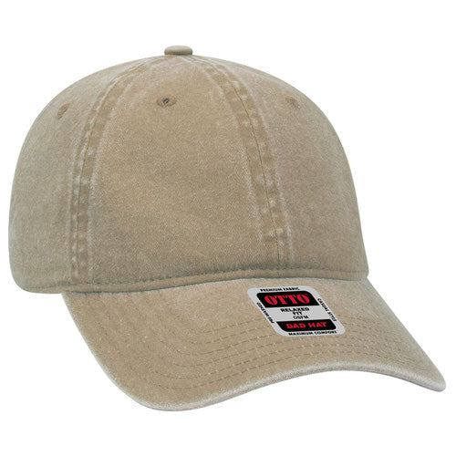 OTTO 18-202 Cotton Dad Hat Khaki