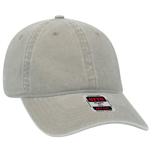 OTTO 18-202 Cotton Dad Hat Grey