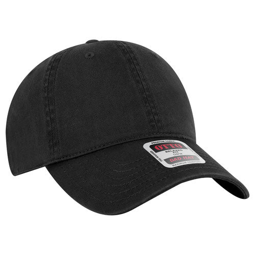 OTTO 18-772 Cotton Dad Hat Black