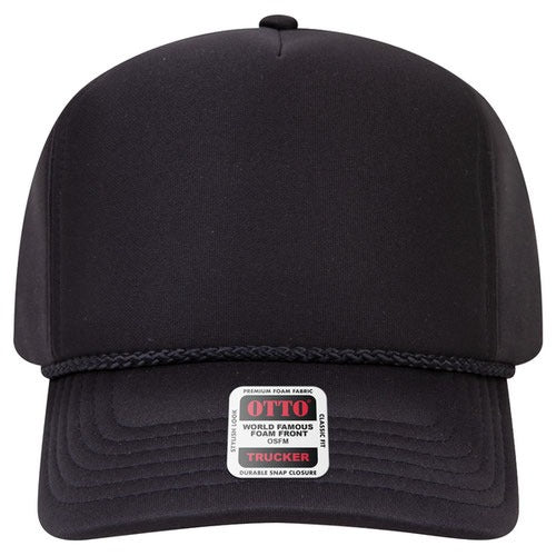 OTTO 5 Panel Sponge Foam  Hat with Rope #394-1