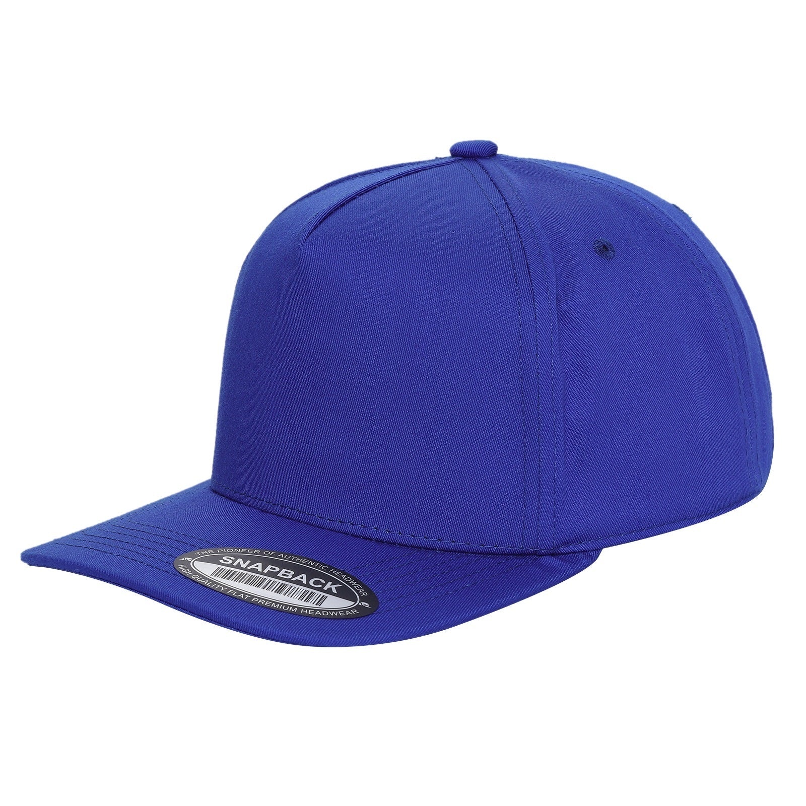 500 5 Panel Structured Snapback Cap Royal