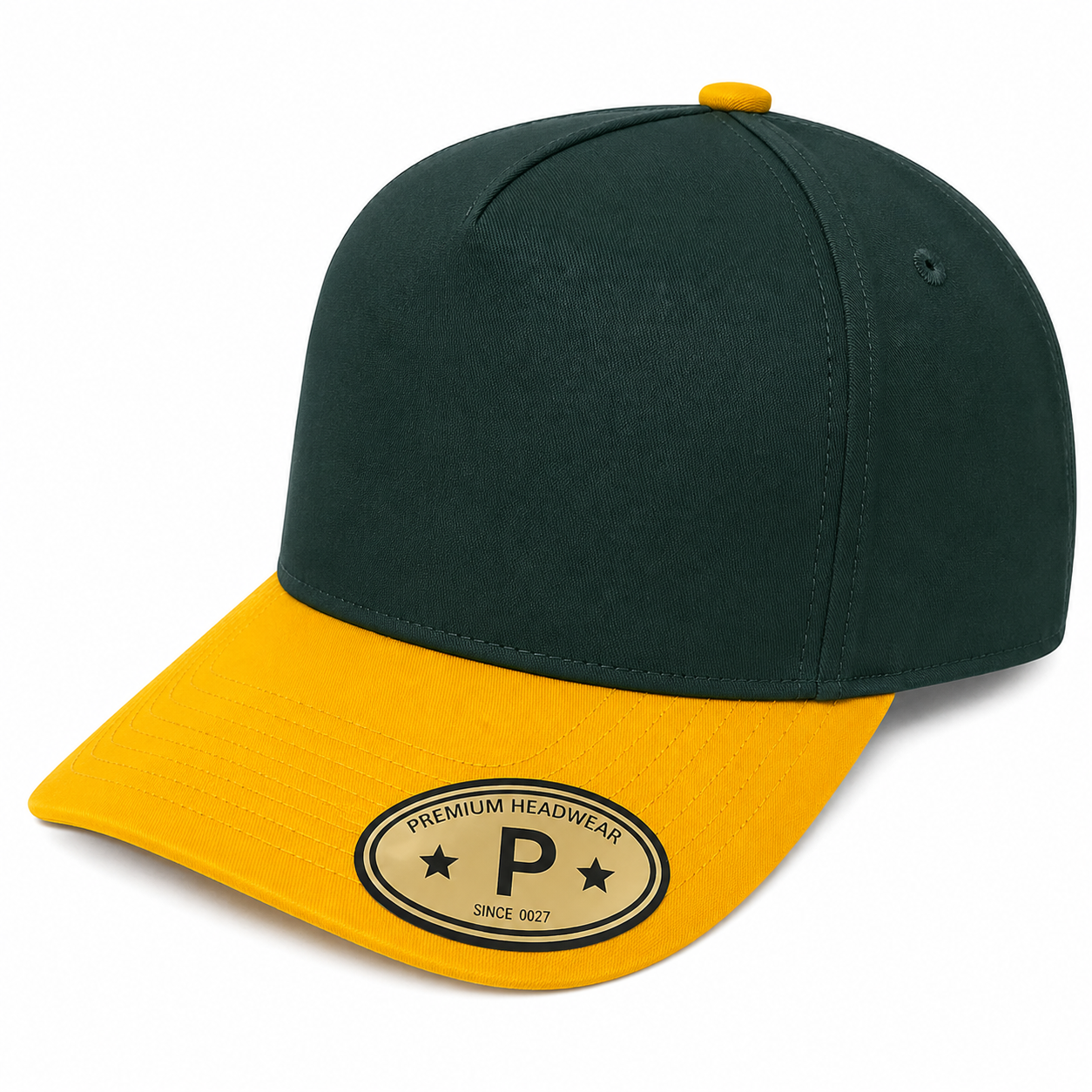 5 Panel Premium Cap #511 - D.GREEN wholesale blank hat