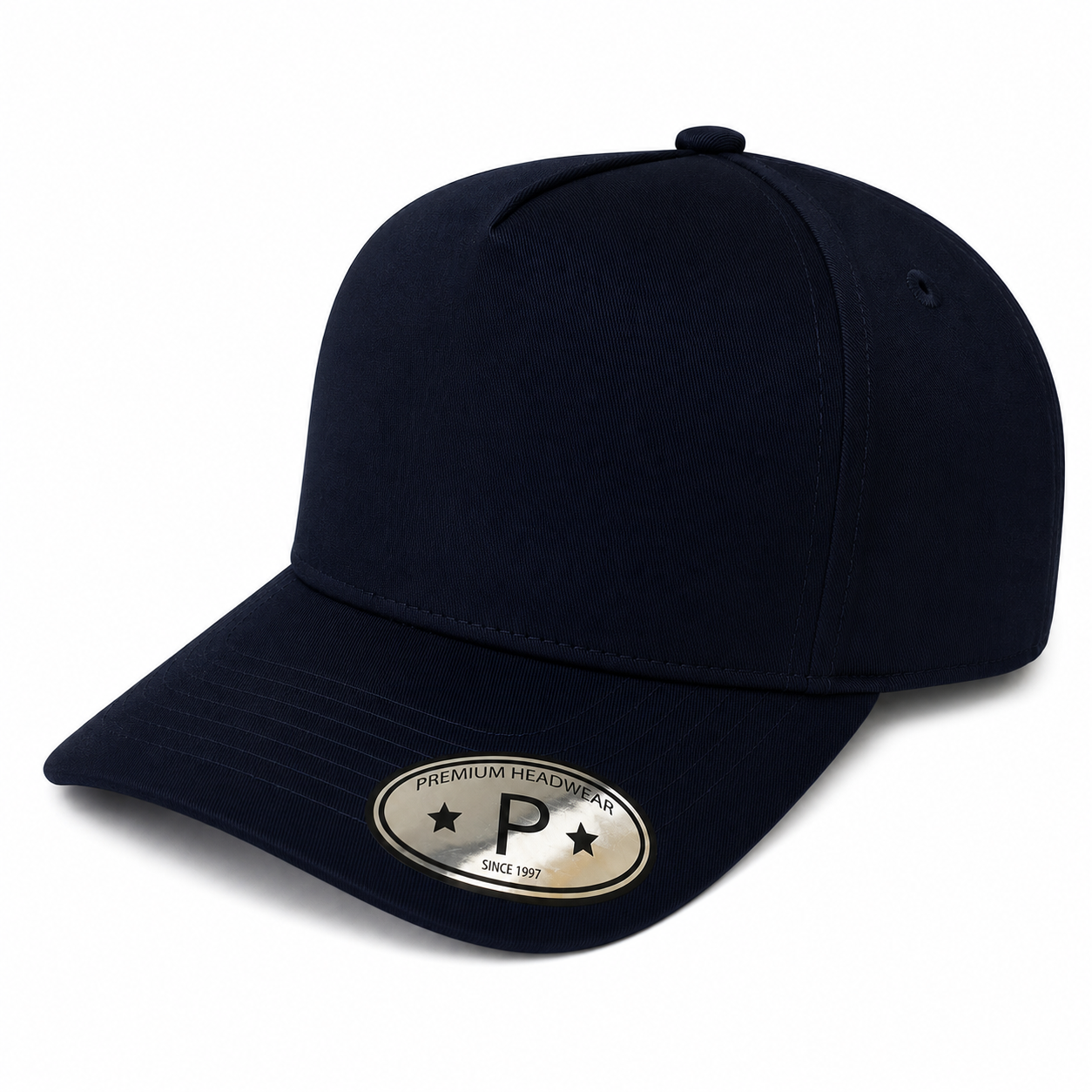 5 Panel Premium Cap #511 - 2WINE BLK wholesale blank hat