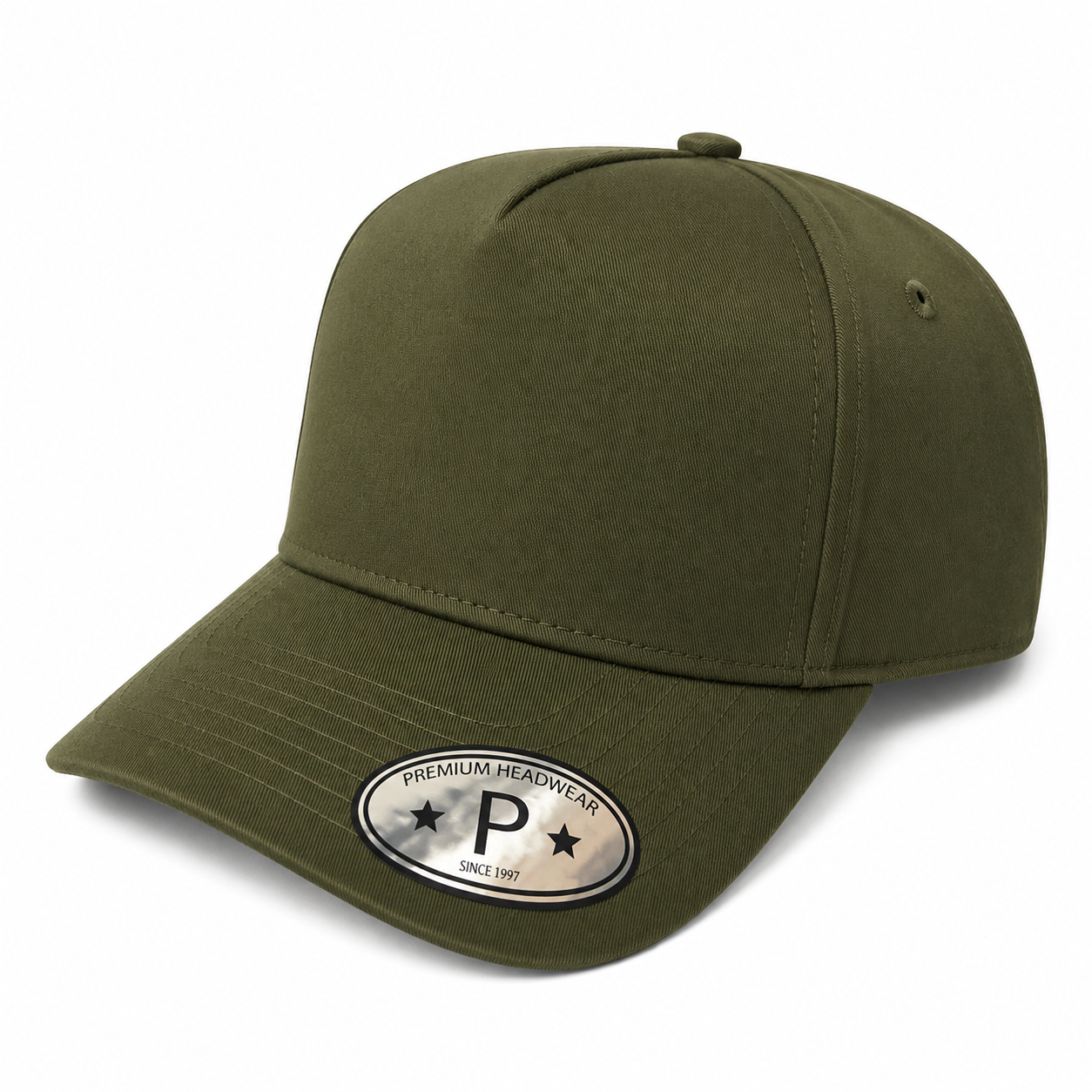 5 Panel Premium Cap #511 - 2WINE BLK wholesale blank hat