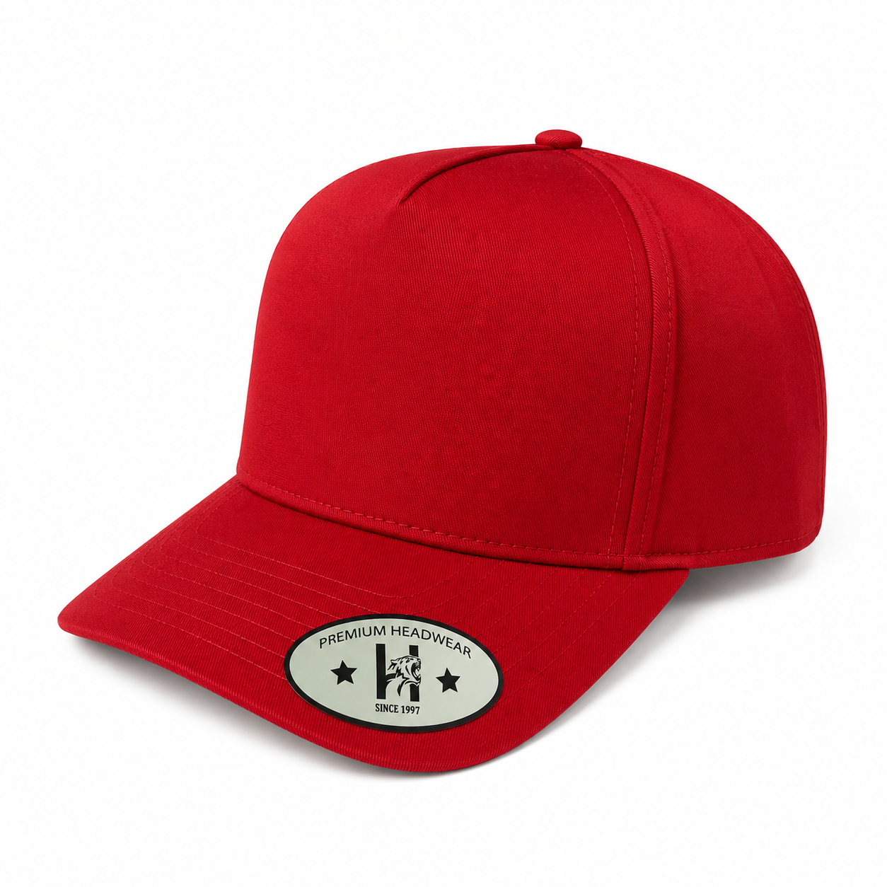 5 Panel Premium Cap #511 - BLACK wholesale blank hat