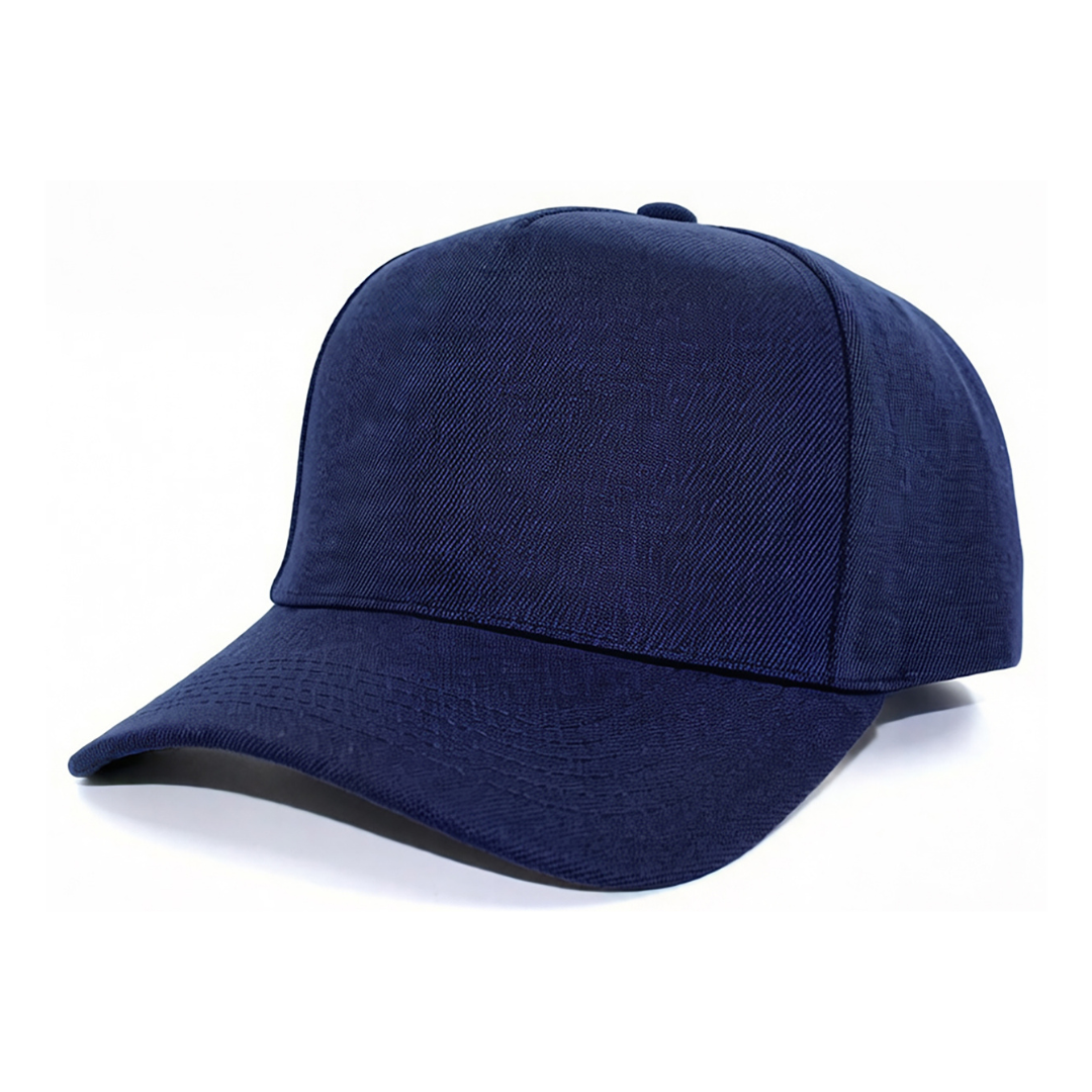5 Panel Velcro Blank Cap #580V - Navy