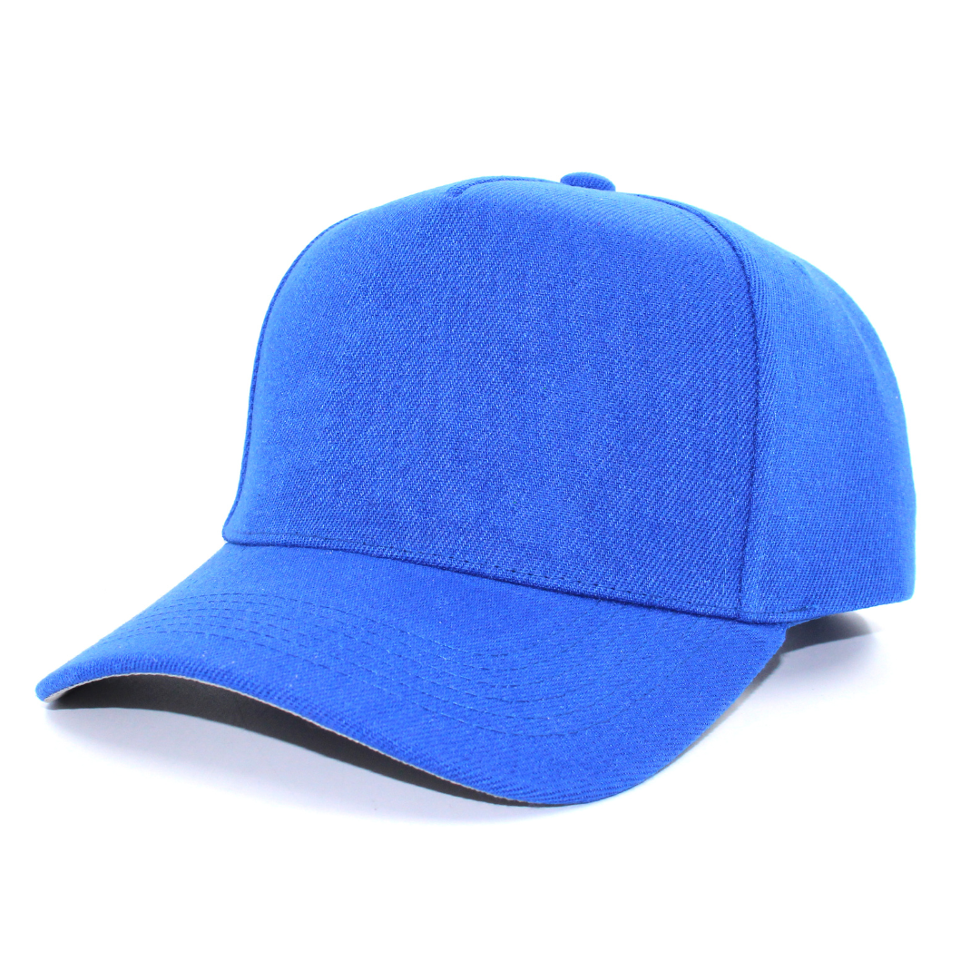 5 Panel Velcro Blank Cap #580V - Royal