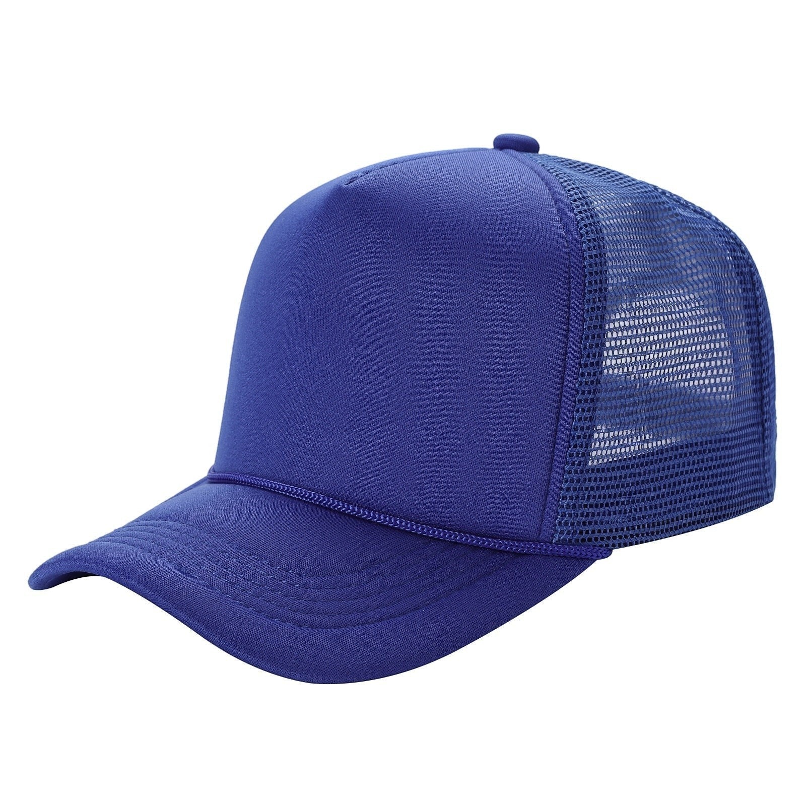 599K Kids 5 Panel Foam Trucker Cap Royal