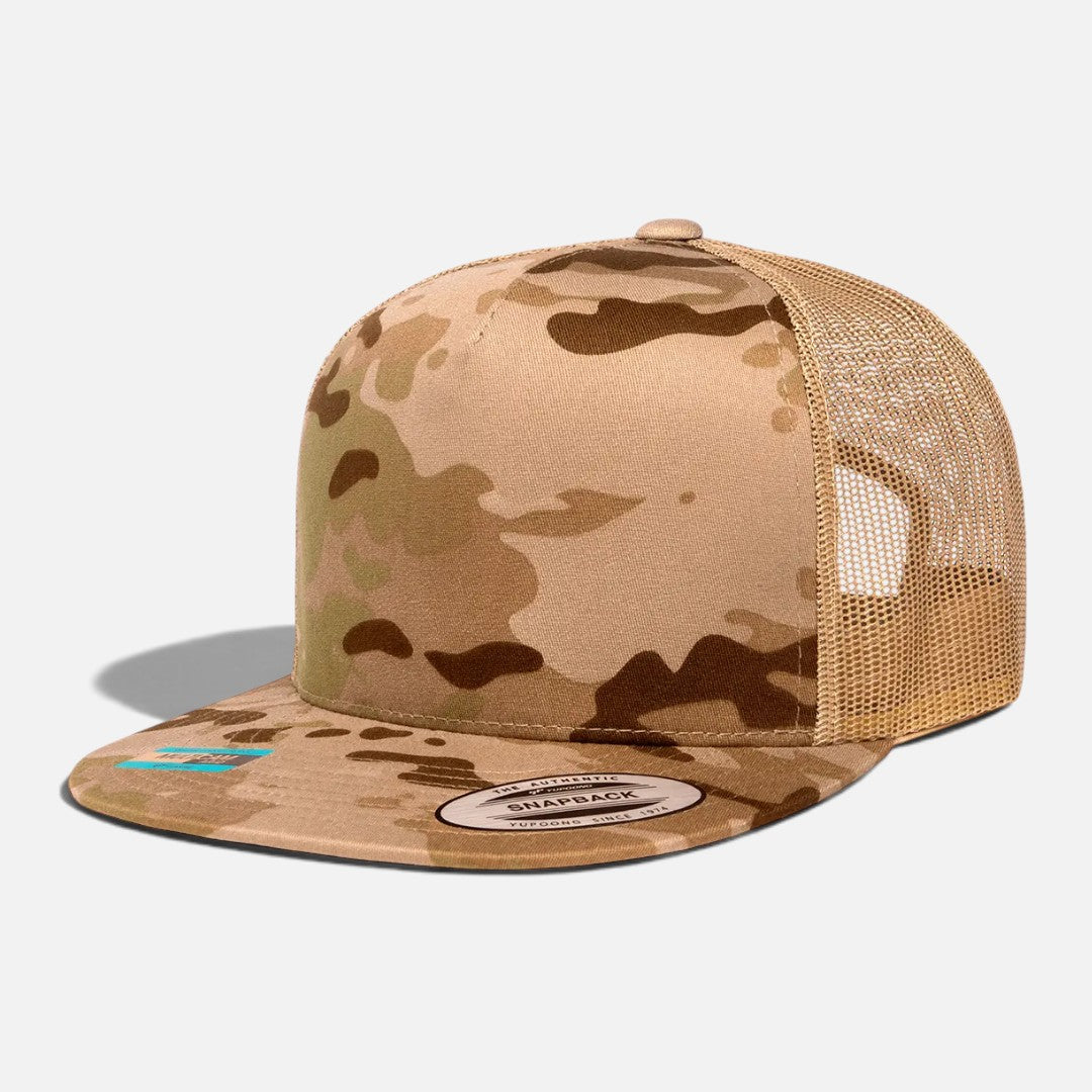 Arid MultiCam YP Classic 6006MC wholesale six panel flat bill camouflage trucker mesh cap