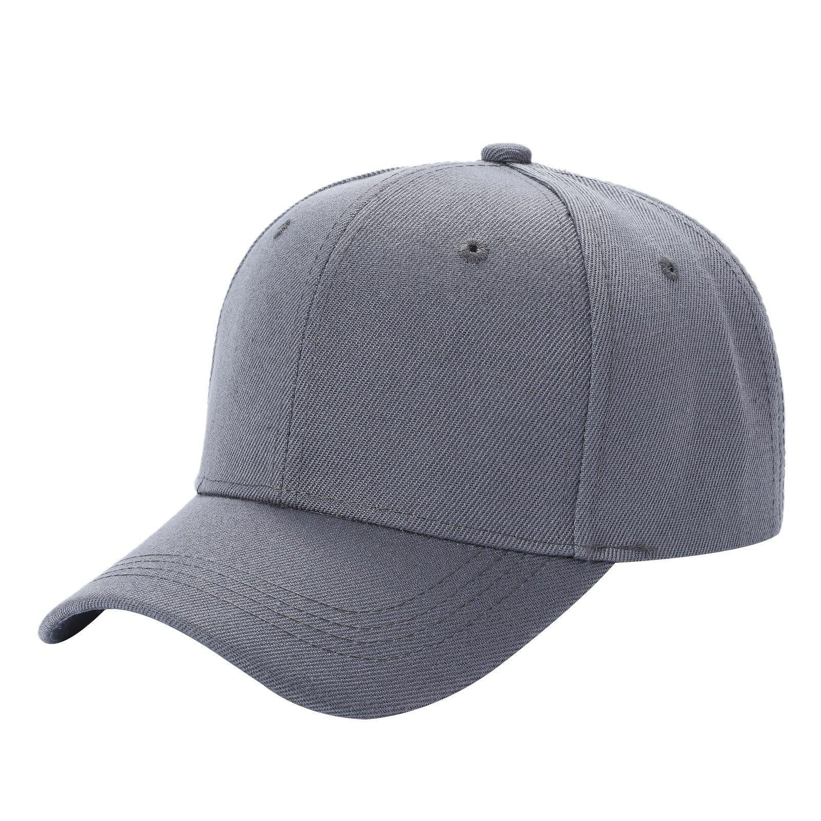 Kids 6 Panel Velcro Plain Cap 600K in D.GREY - Style 600K | Pro Cap