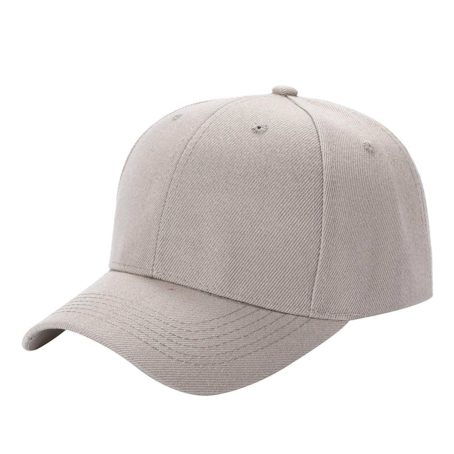 Kids 6 Panel Velcro Plain Cap 600K in L.GREY - Style 600K | Pro Cap