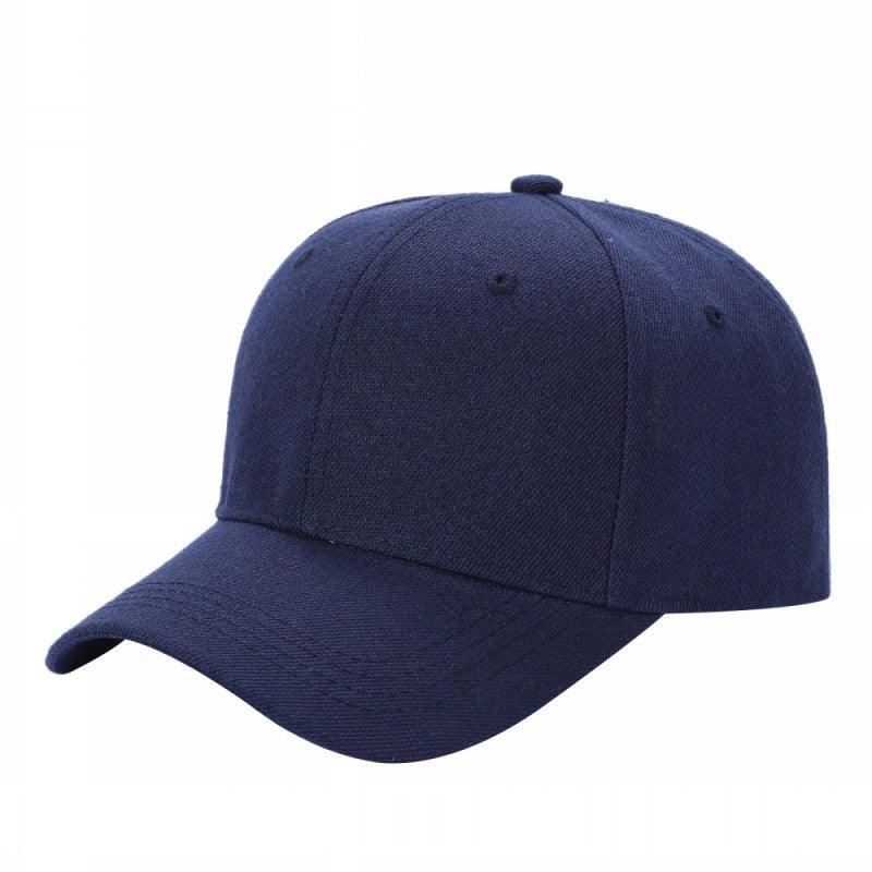 Kids 6 Panel Velcro Plain Cap 600K in NAVY - Style 600K | Pro Cap