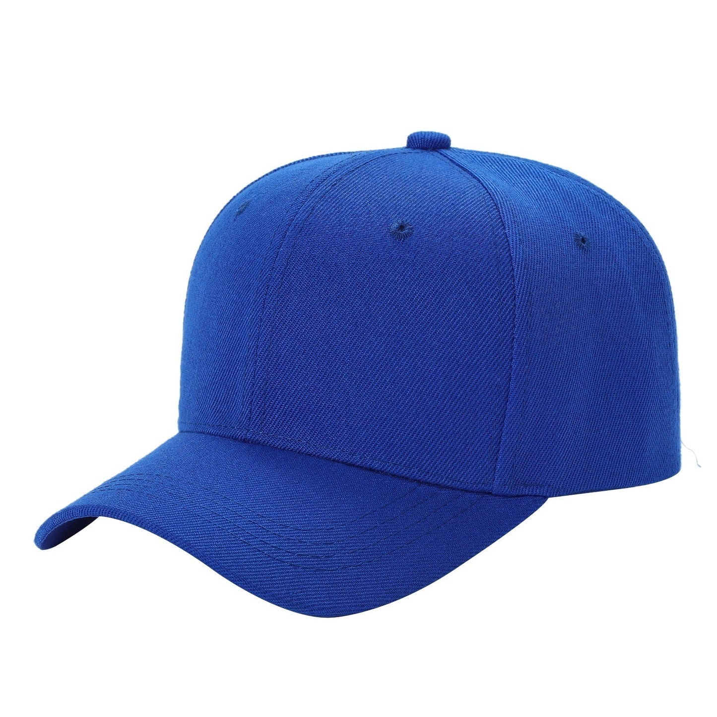 Kids 6 Panel Velcro Plain Cap 600K in ROYAL - Style 600K | Pro Cap