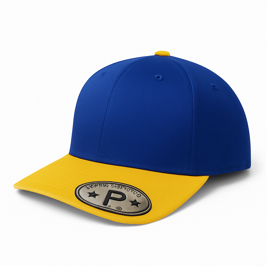 611 6 Panel Structured Snapback Cap Royal Gold