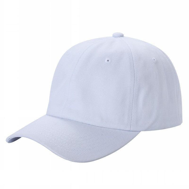 Cotton Dad Hat Solid 6Panel Buckle Adjustable Blank Caps #620 - D.blue wholesale blank hat