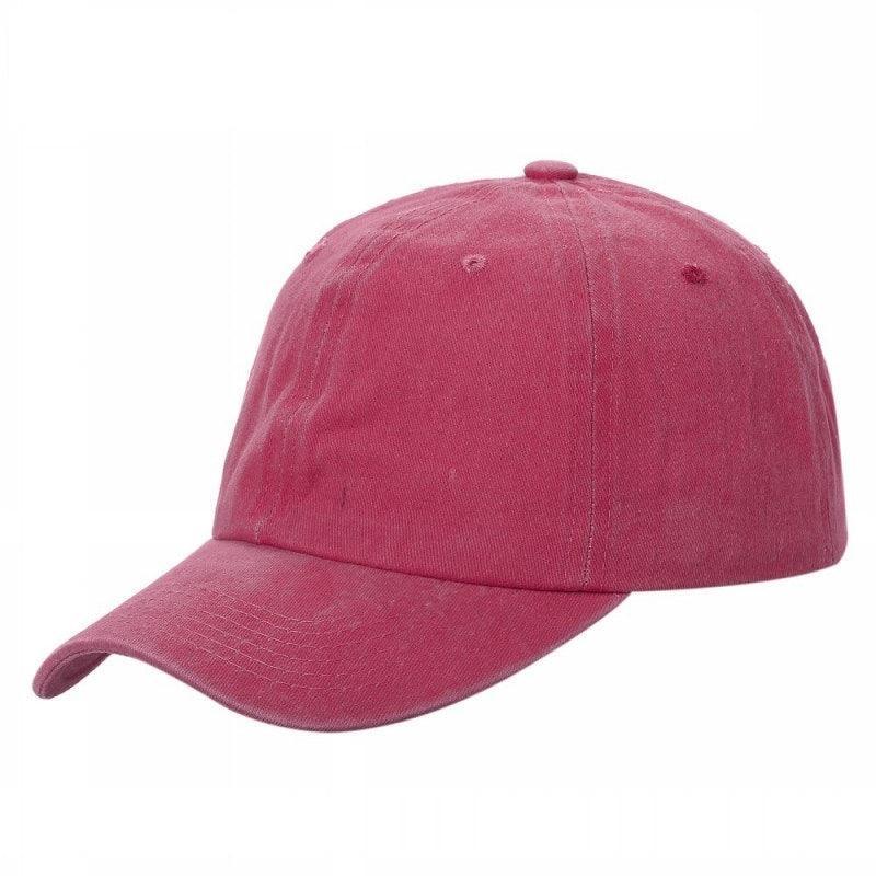 6 Panel Pigment Dyed Cotton Dad Hat Adjustable Buckle Blank Cap #621 - Rust wholesale blank hat