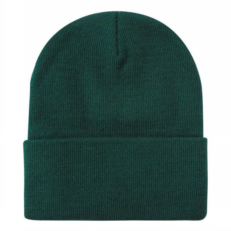 B100 Long Beanie Dark Green