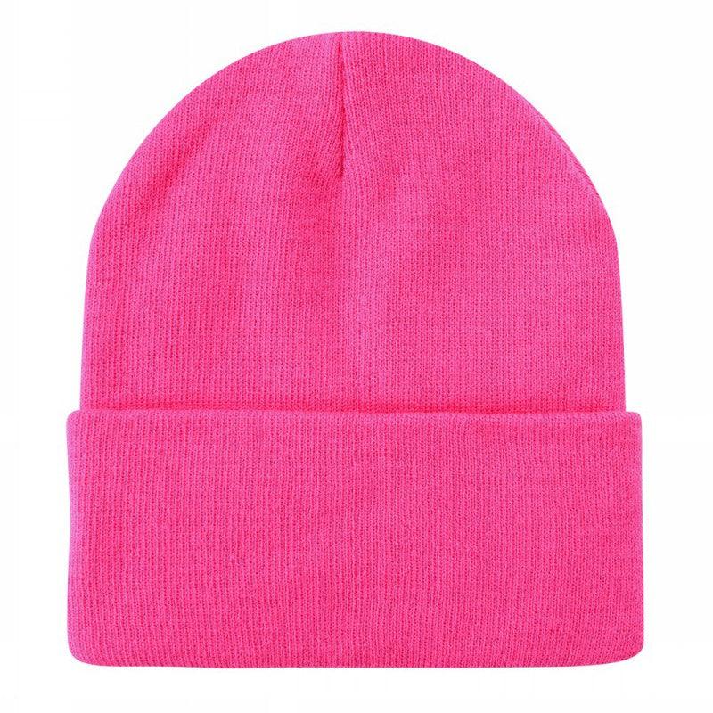 B100 Long Beanie Hot Pink