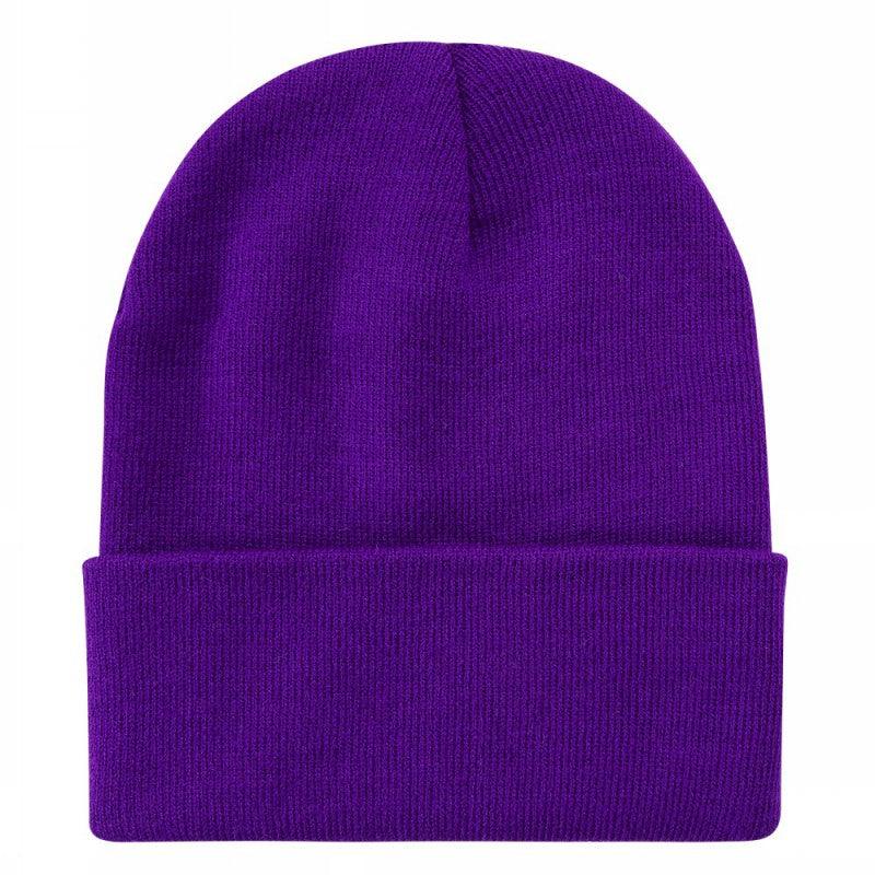 B100 Long Beanie Purple