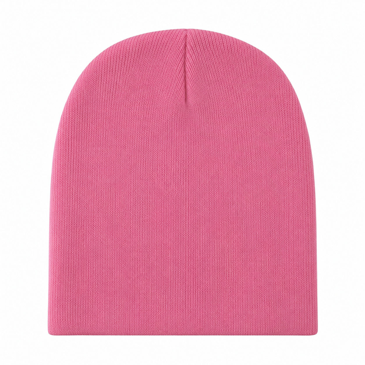 B101 Short Beanie Cap Light Pink