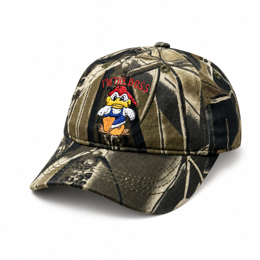 6 Panel Embroidered Velcro Cap For Junior #E6007JR in TREE - Style E6007JR | Pro Cap
