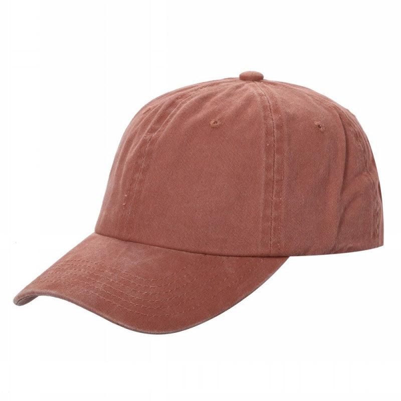 6 Panel Pigment Dyed Cotton Dad Hat Adjustable Buckle Blank Cap #621 - Mustard wholesale blank hat