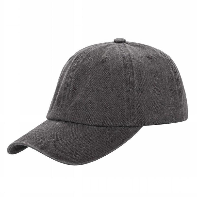 6 Panel Pigment Dyed Cotton Dad Hat Adjustable Buckle Blank Cap #621 - Brownb wholesale blank hat