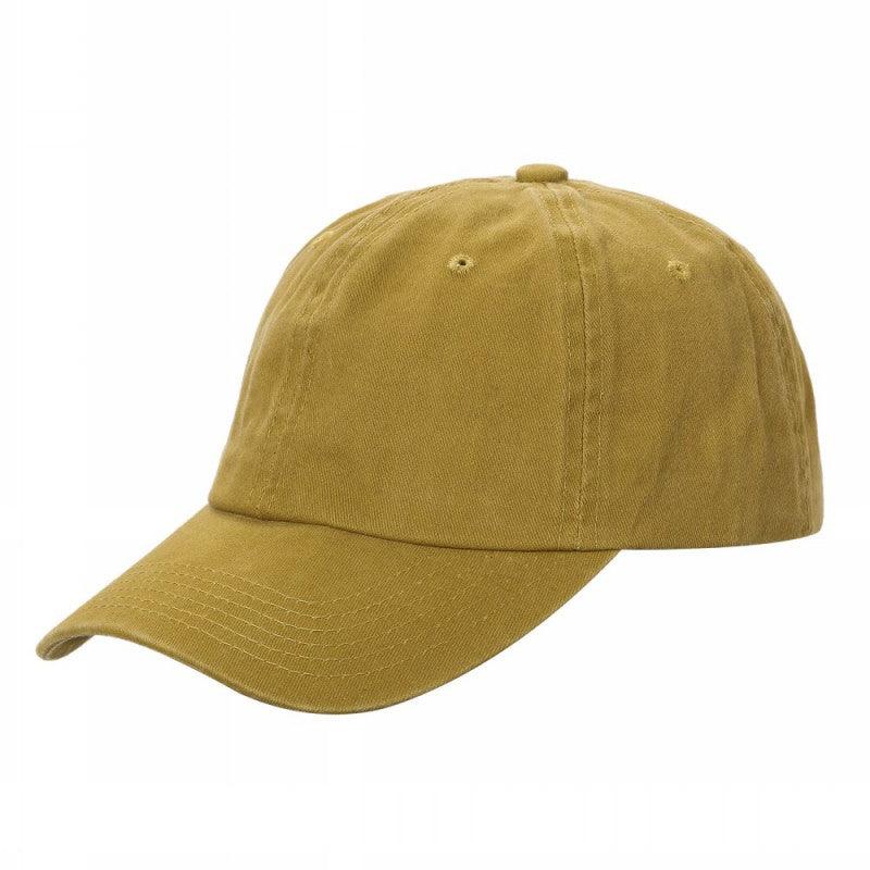 6 Panel Pigment Dyed Cotton Dad Hat Adjustable Buckle Blank Cap #621 - Mint wholesale blank hat